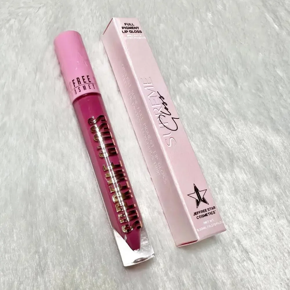 NIB Jeffree Star Supreme Full Pigment Lip Gloss Please Forgive Me Full Sz 5.10ml